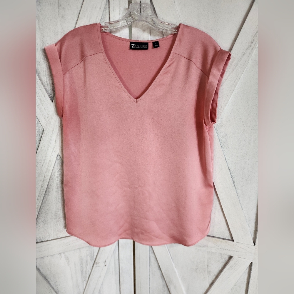 New York & Company Pink Blouse
